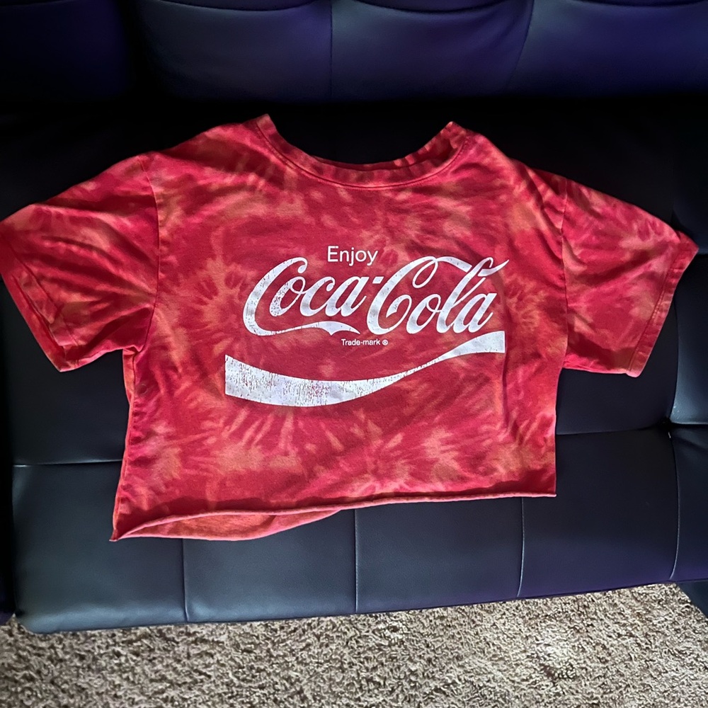 Coca Cola Red Short Sleeve Tee Iconic Logo